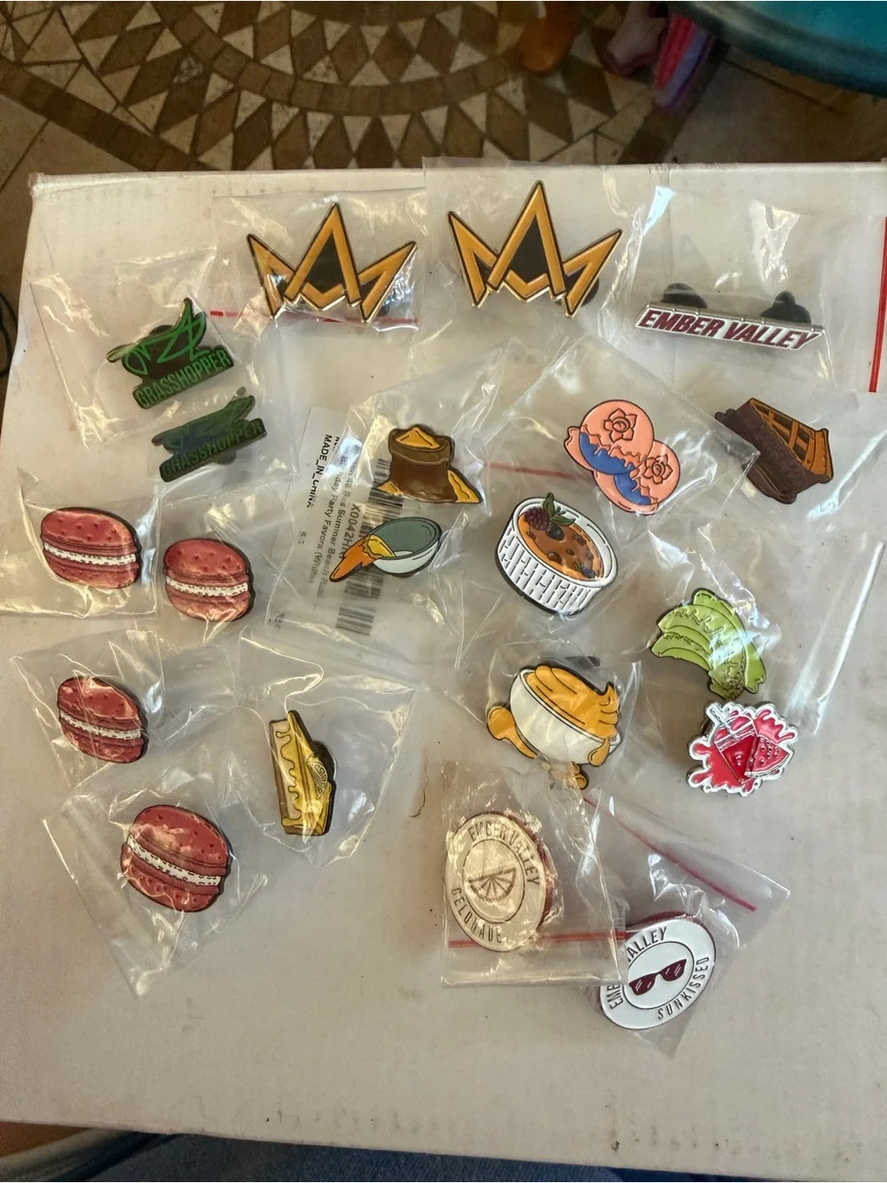 March and Ash Collection Pins > They are different strains